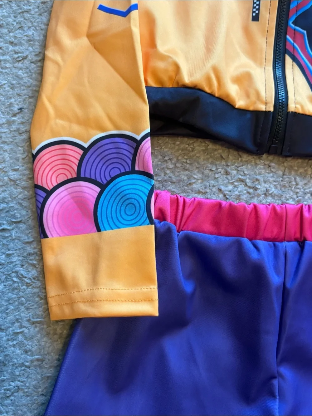 Kpop Demon Hunters Rumi Costume Jacket Shorts 7/8 Halloween